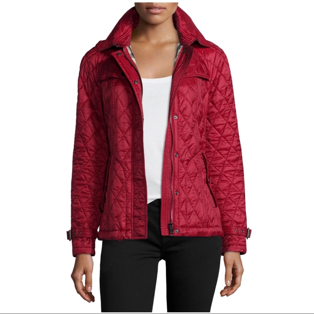 Burberry Hooded Quilted Jacket